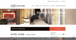 Desktop Screenshot of hotelfiume-roma.com